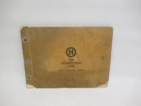 The Henderson Line stock perfume labels book