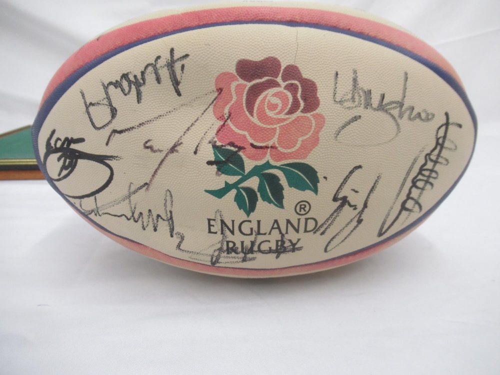 Gilbert England Rugby Official Match Ball signed by Members of the England Rugby Squad of the 2002 - Image 6 of 8