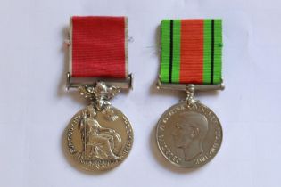 British Empire Medal, WWll Defence Medal. To W.M. Keenan. Civilian. Liverpool Air Riad Protection