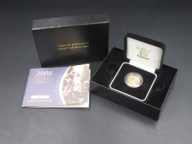 Royal Mint - 2006 United Kingdom Gold Proof Sovereign, Limited Edition no.0903/12500, in original