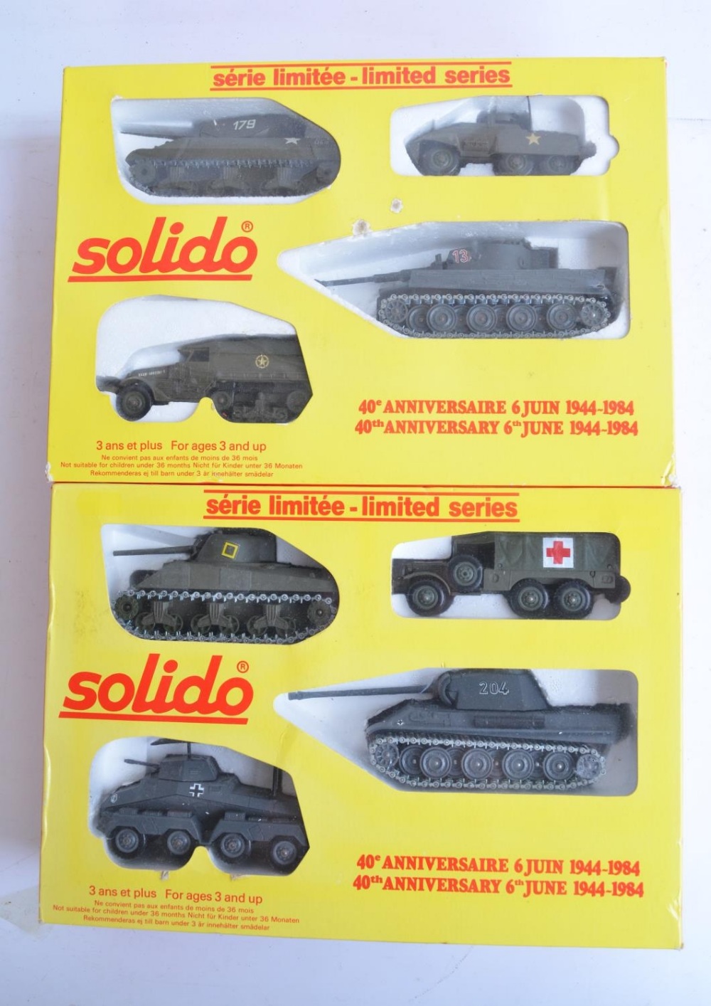 Collection of diecast armour models from Solido to include 11 boxed single vehicle sets, WWII and