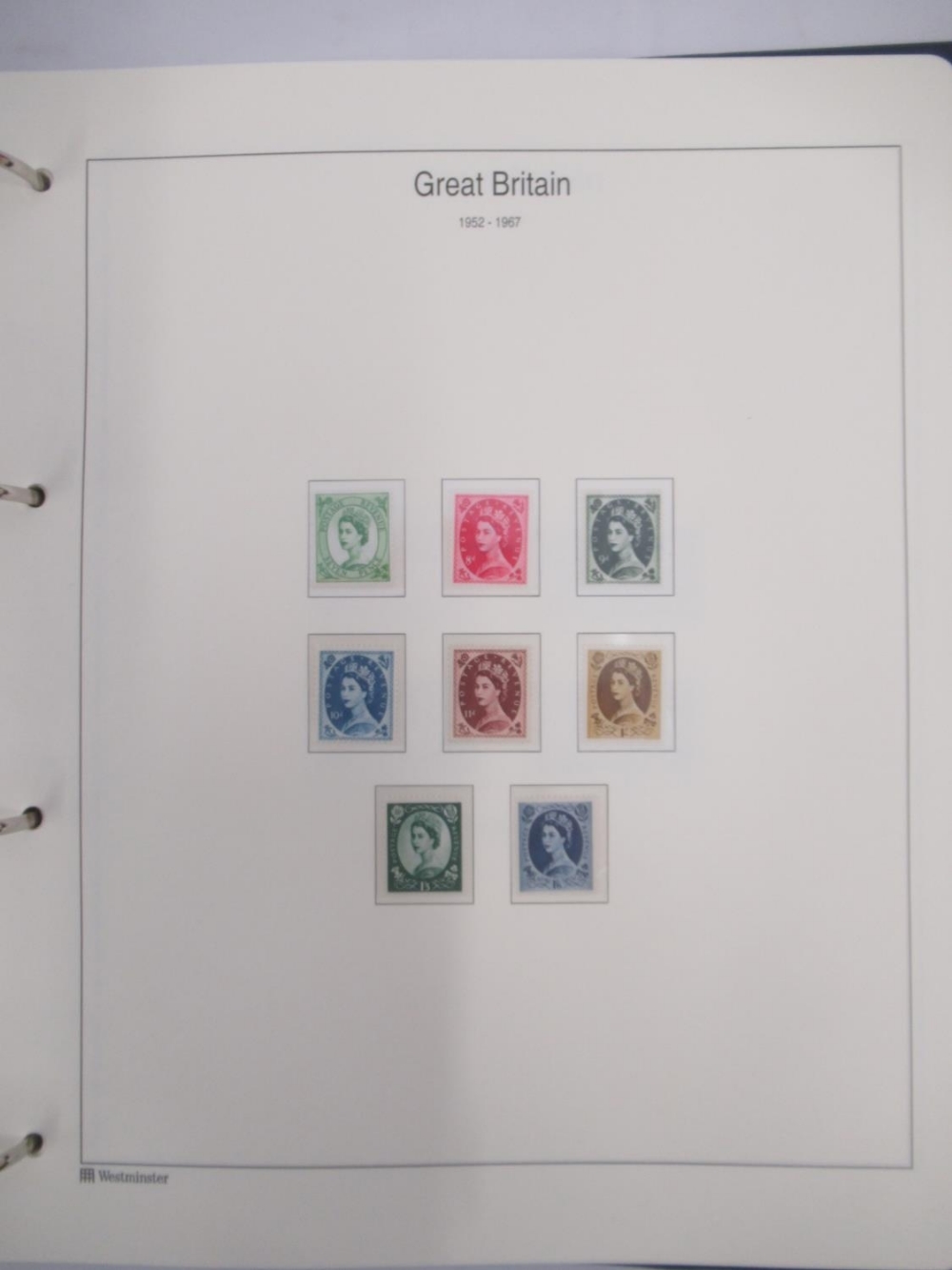 A collection of 6 folders containing assorted GB stamps from the c19th & c20th covering Queen - Image 20 of 21