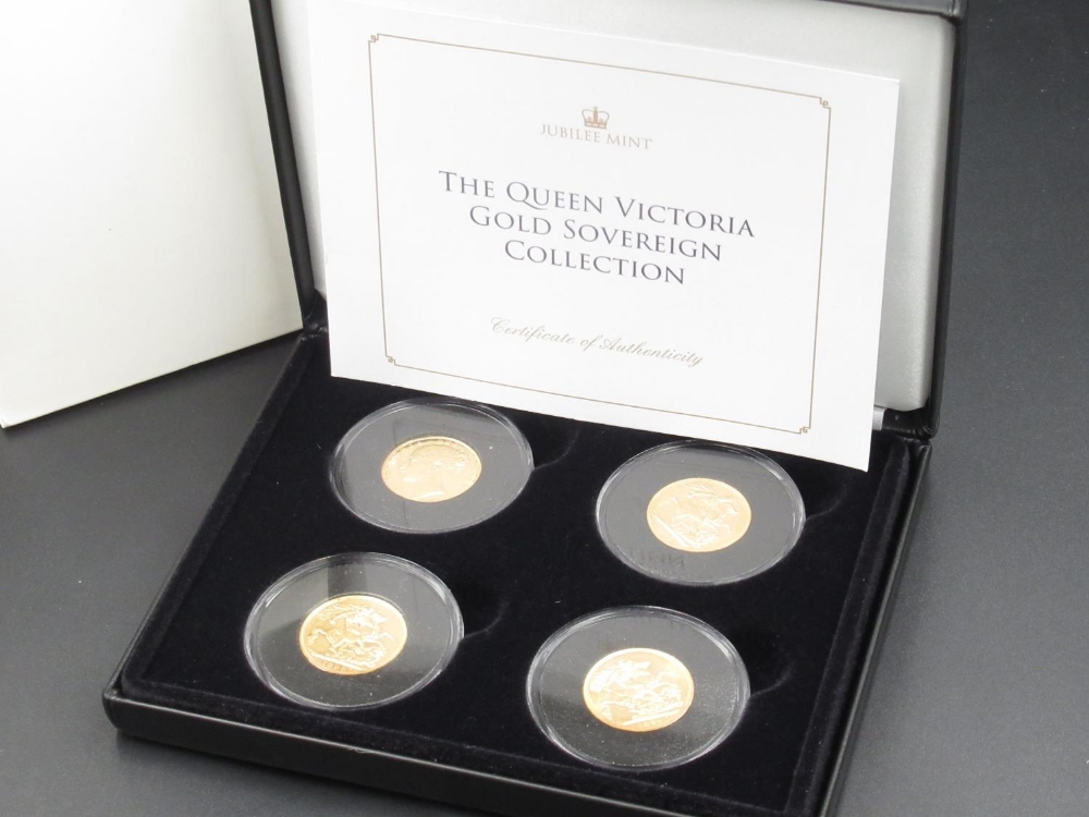 Jubilee Mint The Queen Victoria Gold Sovereign Collection, including 1879, 1887, 1893, - Image 2 of 2