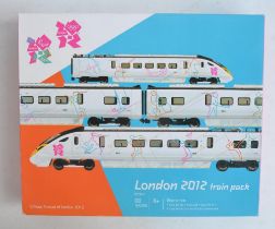 Hornby R2961 OO gauge London 2012 Olympics limited edition Class 395 with dummy and power cars and 2