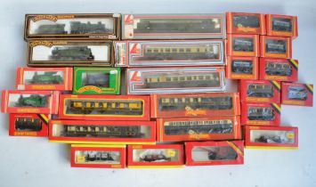Collection of previously run boxed OO gauge railway models from Hornby, Lima, Age Of Steam