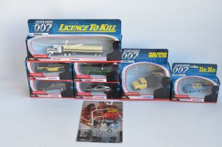 Collection of diecast James Bond themed car and vehicle models/sets to include 7x Corgi individual
