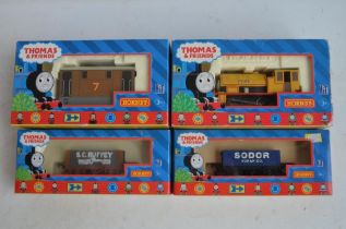 Four boxed OO gauge Thomas The Tank Engine themed railway models from Hornby to include R9047 Bill