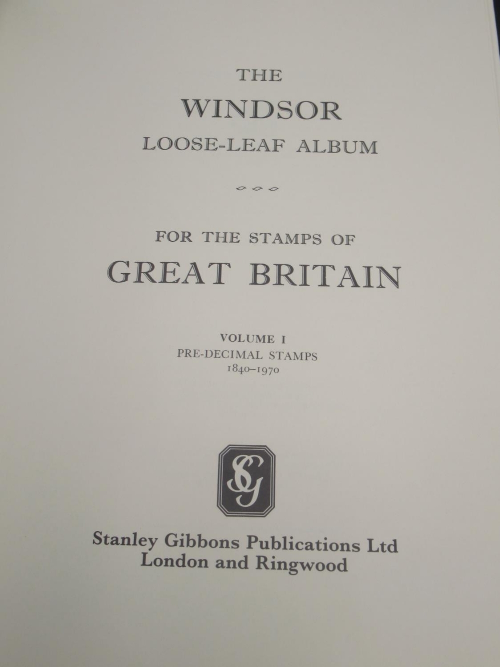 The Windsor Loose-Leaf Album for the Stamps of Great Britain Volume 1: Pre-Decimal Stamps 1840- - Image 2 of 18