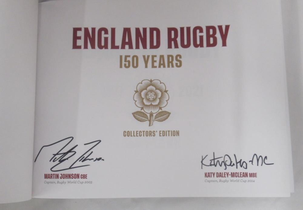 Large collection of Rugby books, programmes, DVDS, etc. to inc. England 150 Years Collectors Edition - Image 9 of 10