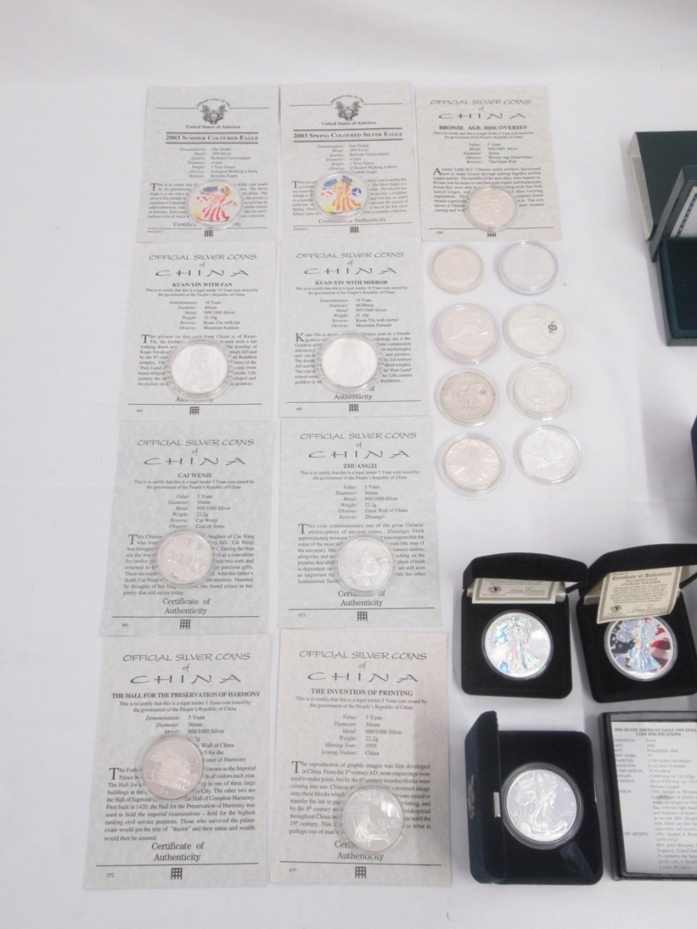 Large assorted collection of silver proof coins and other coins to inc. Westminster silver proof - Image 8 of 12