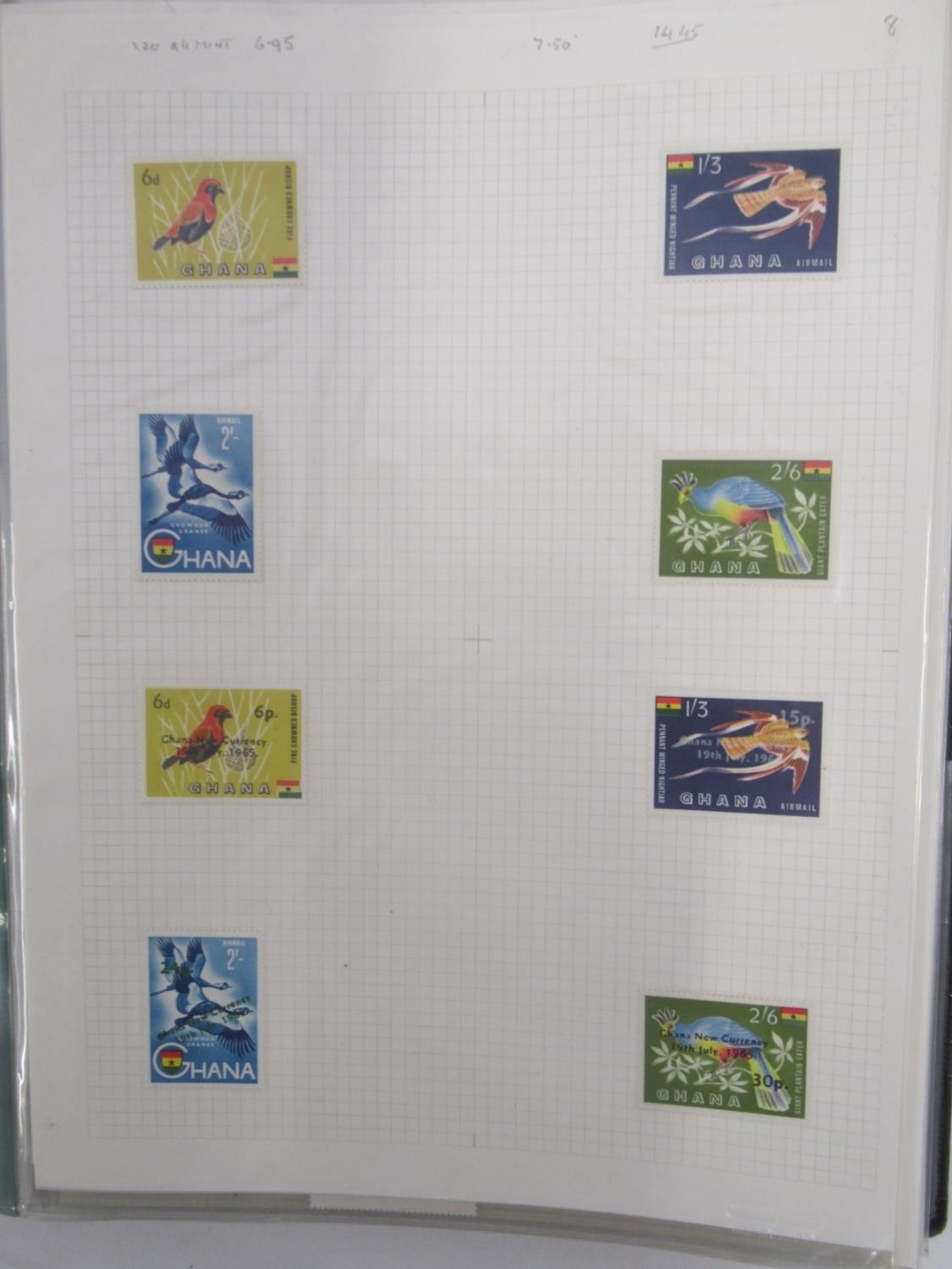 2 stamp folders cont. mixed international stamps relating to birds, a stamp album cont. mixed - Image 5 of 17
