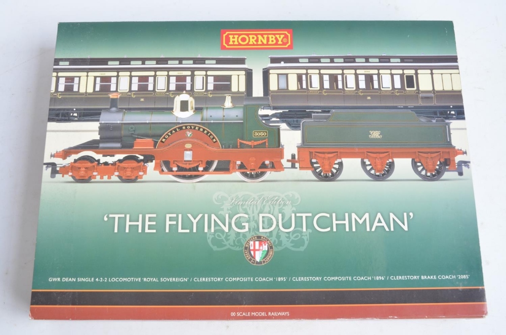 Hornby limited edition OO gauge R2706 Flying Dutchman train pack with Dean Single 4-2-2 electric