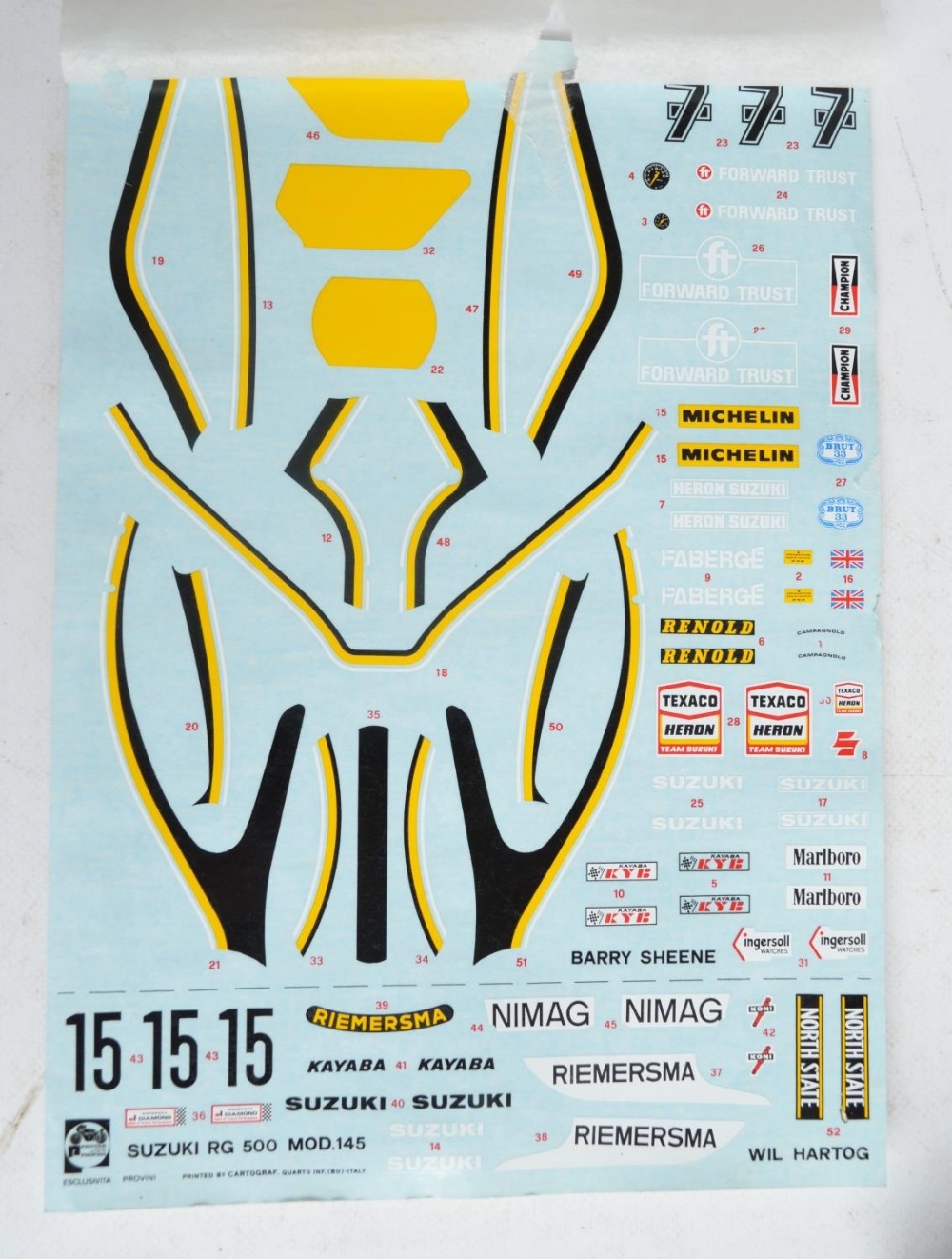 Three unbuilt 1/9 scale plastic motorbike model kits from Protar (all with metal parts and frames) - Image 5 of 7