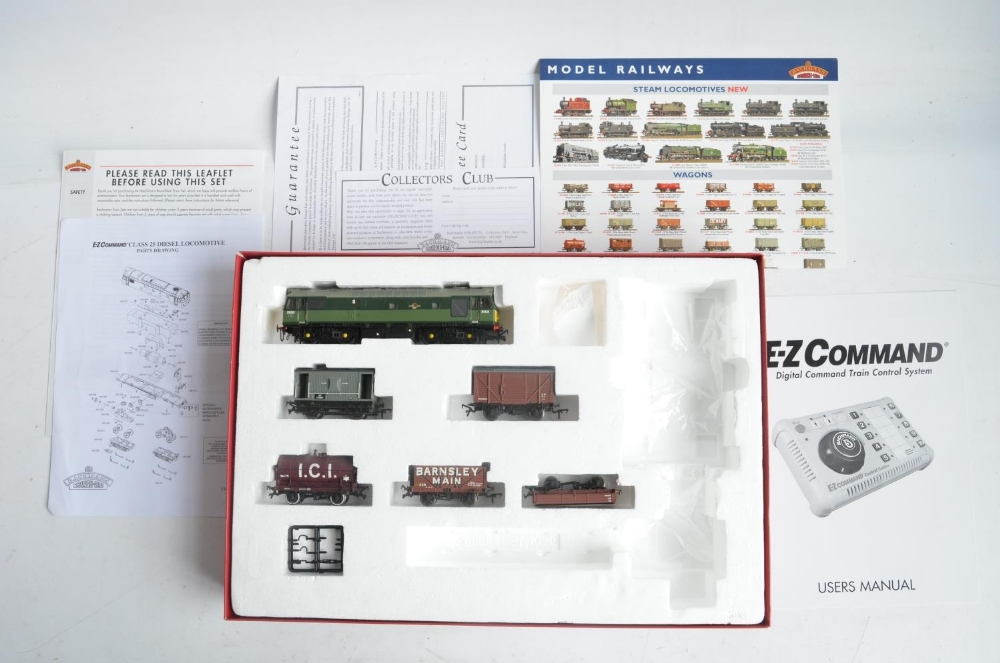 Bachmann OO gauge Digital Freight Set 30-045 with Class 25 diesel and replacement goods wagons ( - Image 2 of 13