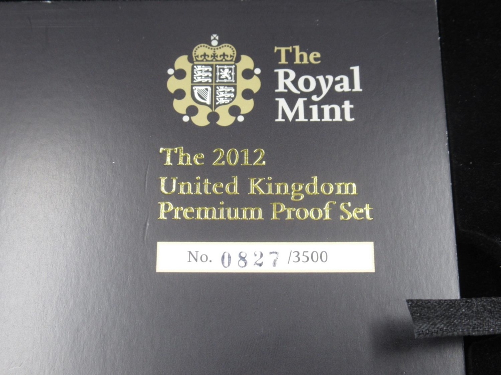 Royal Mint - The 2012 United Kingdom Premium Proof Collection,a eleven coin set fitted issue case - Image 2 of 2