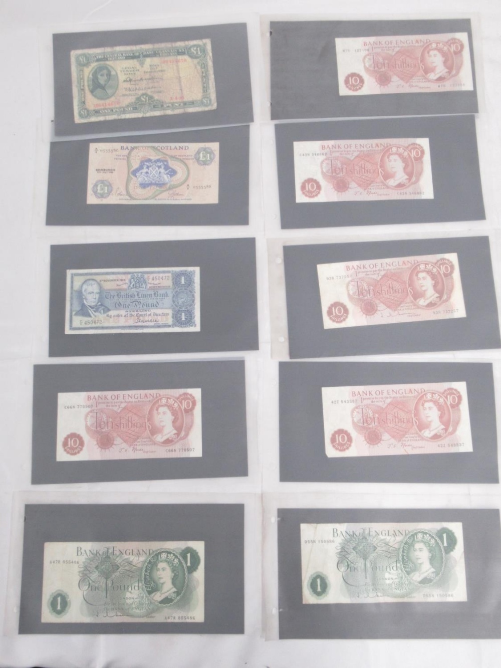Mixed collection of GB and International banknotes in 3 folders - Image 26 of 32