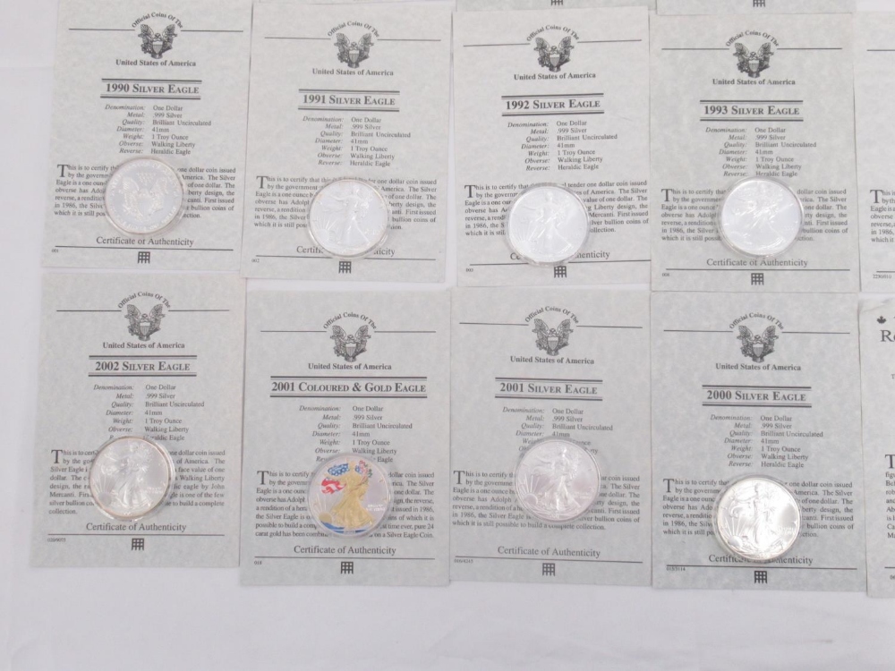 Large assorted collection of silver proof coins and other coins to inc. Westminster silver proof - Image 6 of 12