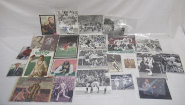 Assorted collection of signed Sports photos/pictures to inc. Jonny Wilkinson, Jason Robinson, Dickie