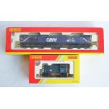 Two OO gauge electric train models from Hornby to include DCC Ready R3076 GBRF Co-Co diesel electric