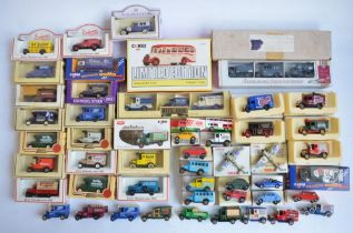 Collection of diecast model vehicles and aircraft from Lledo, Corgi and Tonka Polistil. Models