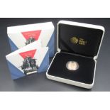 The Royal Mint - The 75th Anniversary of VE Day Sovereign, Limited Edition no.308/750, with original