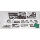 3 Motor Sport Parting Shot prints, 13 other motor sport prints, Motor sport Phonecard collection and