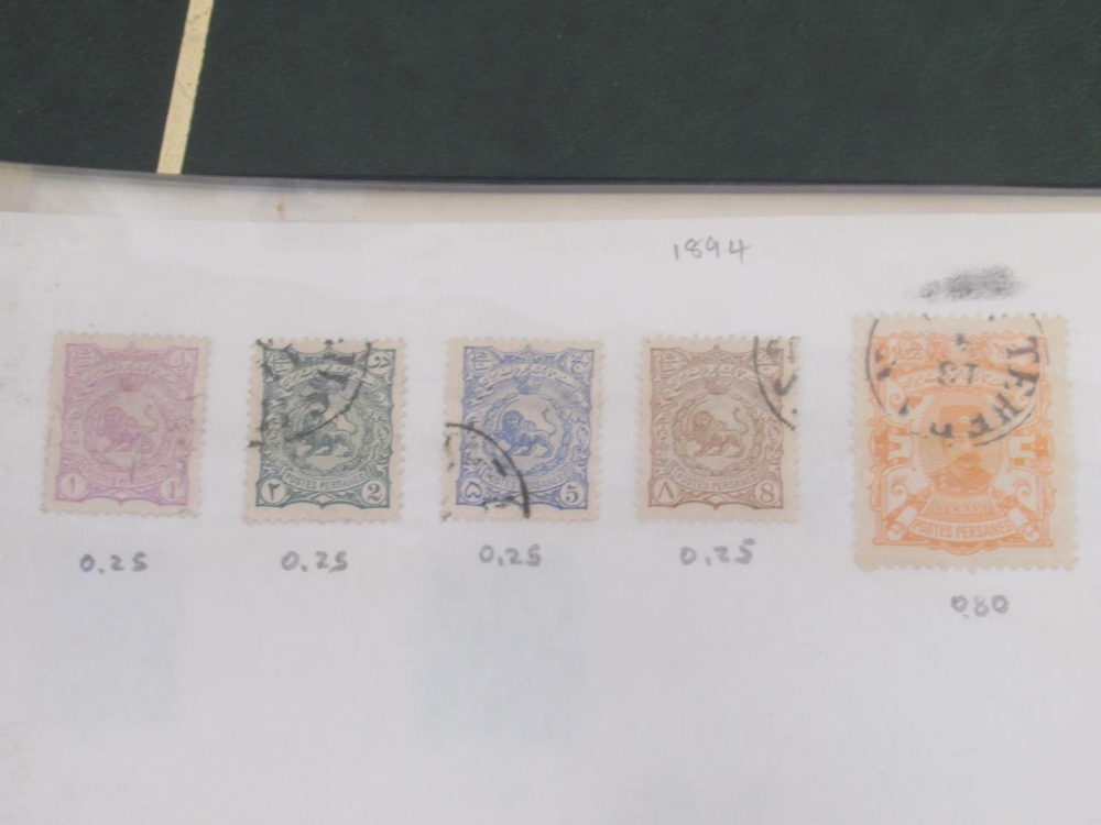 Stamp album cont. various international Aircraft stamps, stamp folder cont. stamps from Iran( - Image 4 of 21