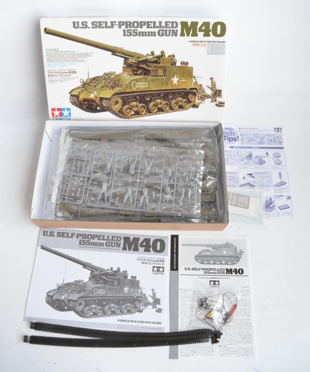 Seven unstarted 1/35 scale WWII and Korean War US armour plastic model kits from Tamiya, Dragon, - Image 2 of 5