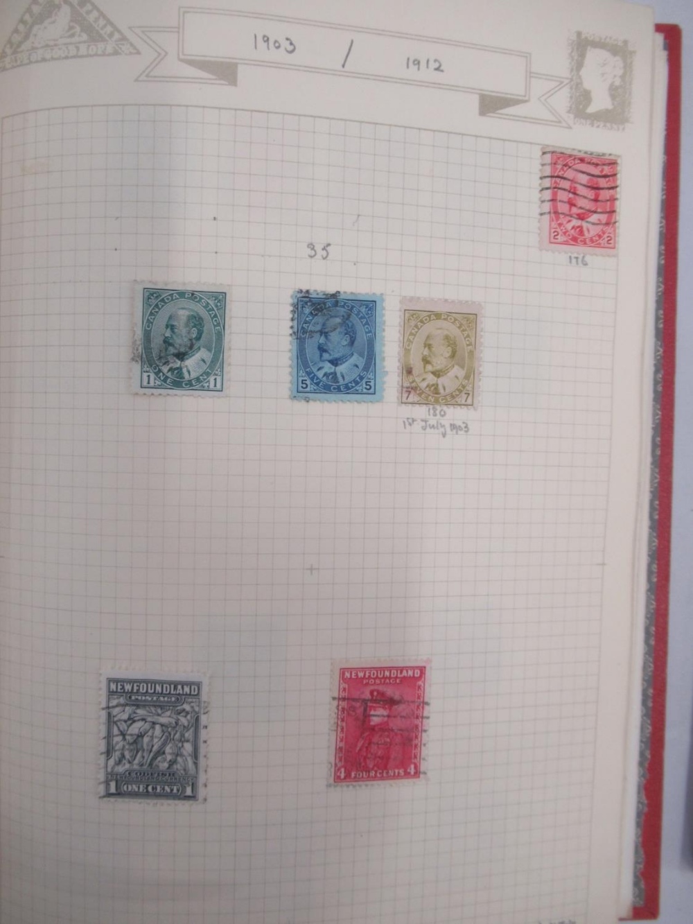 Stamp album cont. various international Aircraft stamps, stamp folder cont. stamps from Iran( - Image 18 of 21