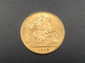 George V 1913 half-sovereign