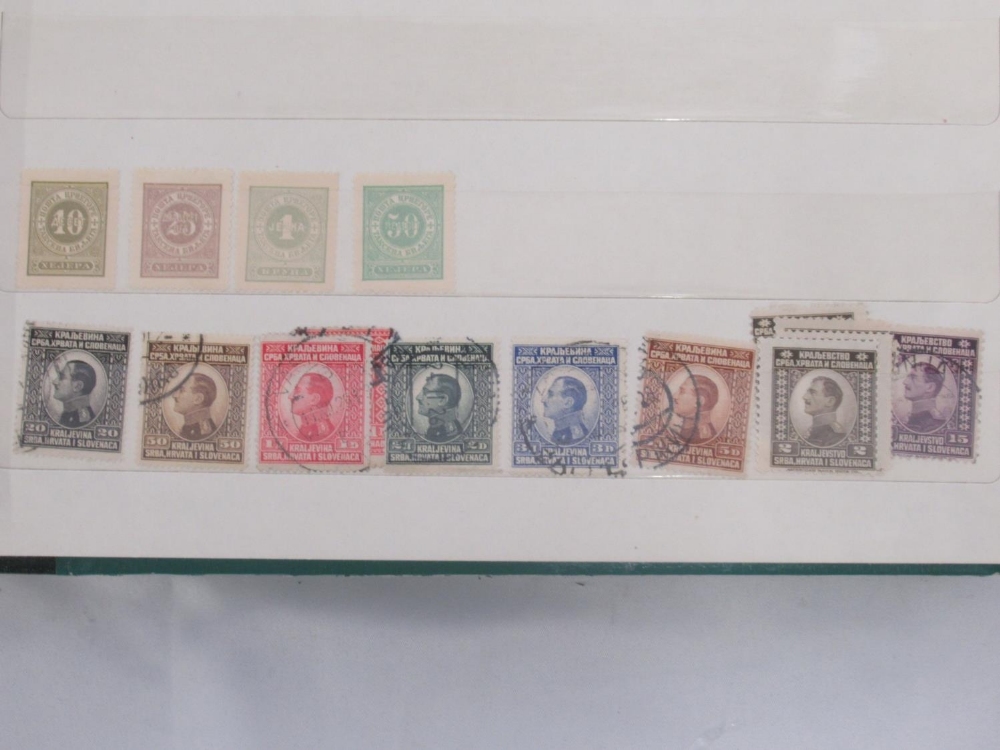 Davo Liechtenstein stamp album, 2 stamp albums cont. various world stamps, Davo USA stamp album - Image 11 of 17