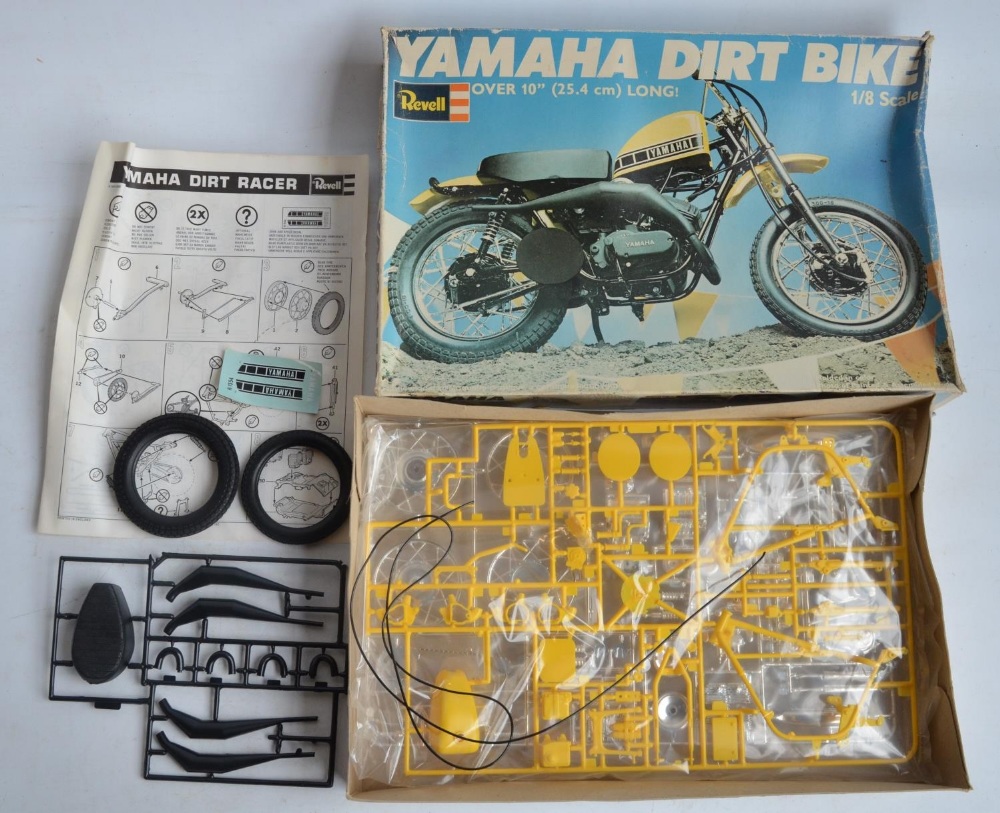 Four unstarted 1/8 scale motorcycle plastic model kits from Heller, Heller/Humbrol and Revell to - Image 6 of 8