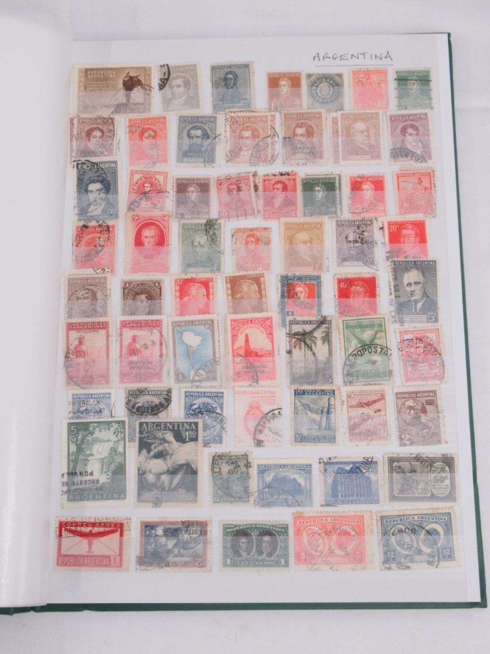 Collection of 5 stamps folders containing an assorted collection of c20th (and some late c19th) - Image 10 of 13