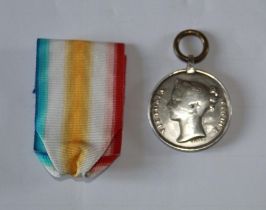 Candahar Medal 1841/2. Unnamed. Shaws signs of wear from polishing.