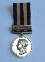 Egypt Medal with clasp, Tel-El-Kebir. To 15129 Driver C. Hall Royal Artillery