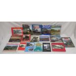 Assorted collection of German railway related books, some written in German and English, majority in