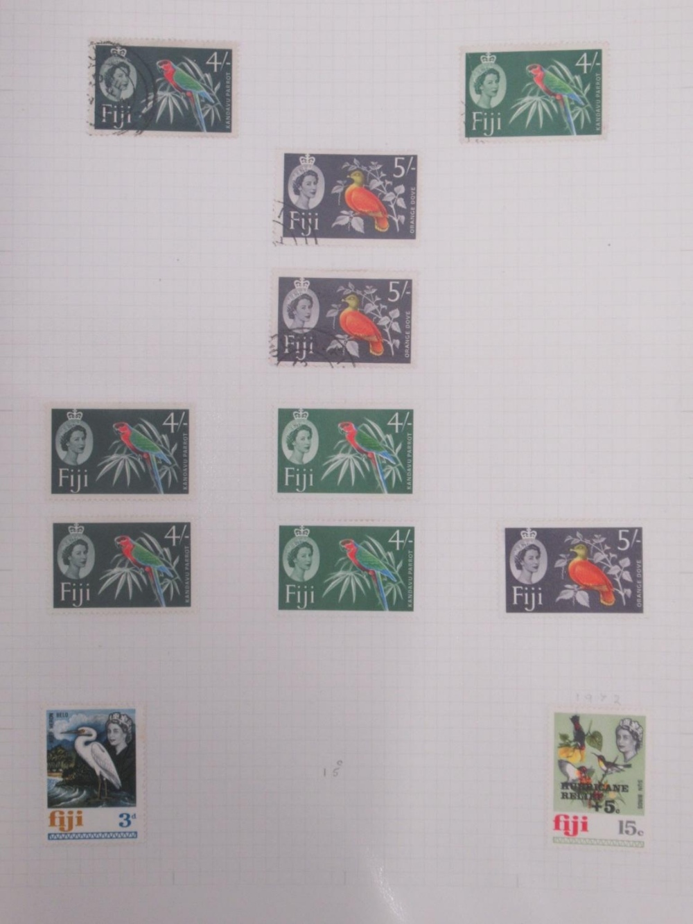 2 stamp folders cont. mixed international stamps relating to birds, a stamp album cont. mixed - Image 3 of 17