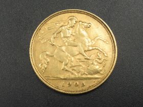 Edward VII 1905 half-sovereign