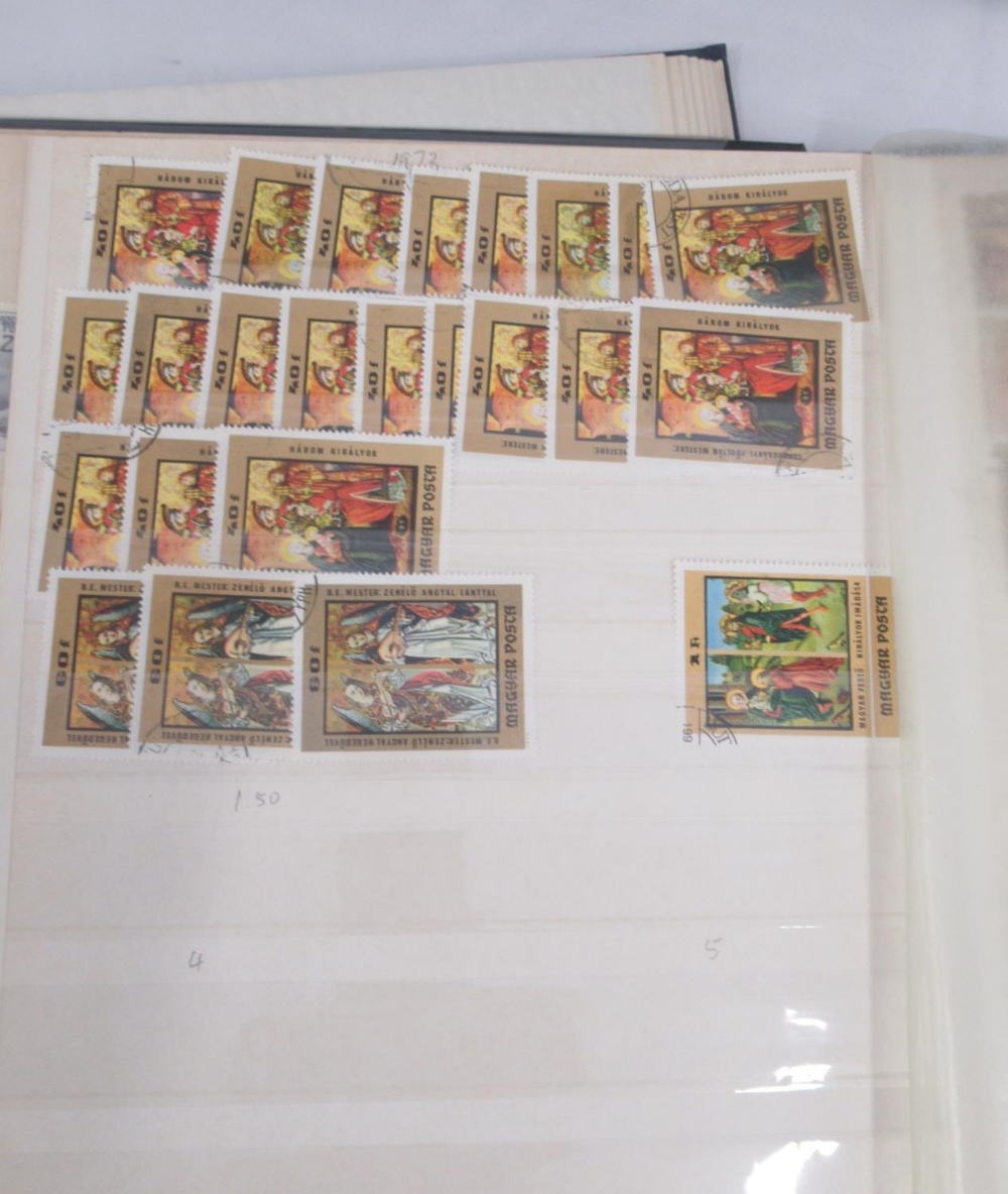 Collection of 5 stamps folders containing an assorted collection of c20th (and some late c19th) - Image 6 of 13