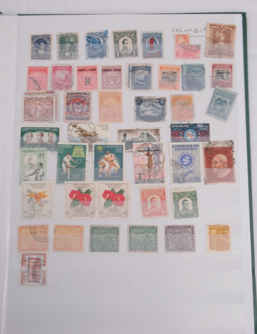 Collection of 5 stamps folders containing an assorted collection of c20th (and some late c19th) - Image 11 of 13