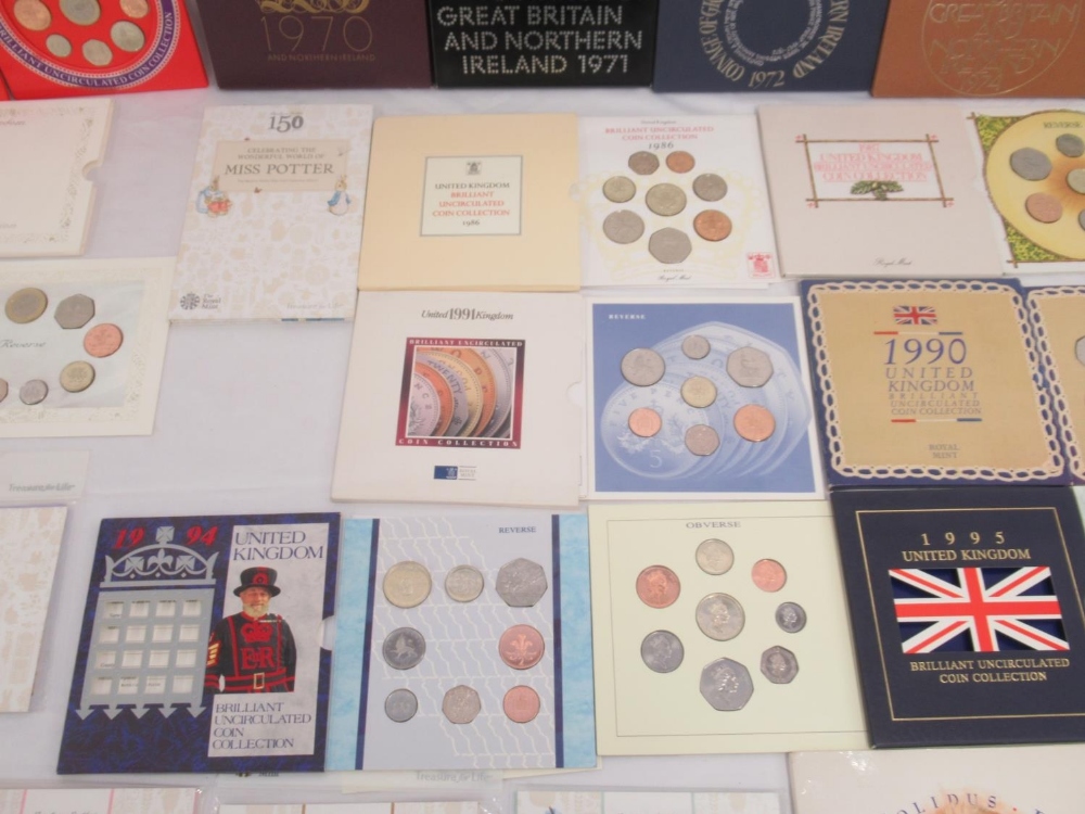 Royal Mint – United Kingdom Brilliant Uncirculated Coin Collection 1986, 1987, 1989-91, 1994-96, and - Image 5 of 6