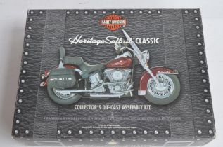 Franklin Mint Harley Davidson Heritage Softail Classic diecast collectors assembly kit with