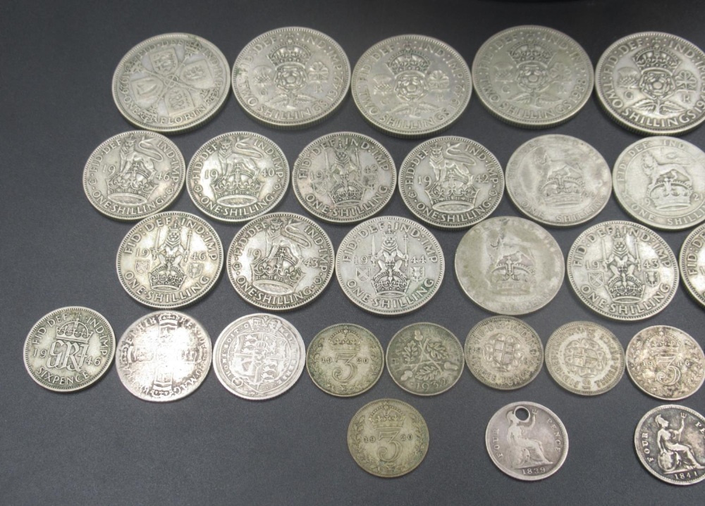 Assorted collection of GB coinage to inc. Pre-1947 GB silver content (gross 6.2ozt) - Image 3 of 4