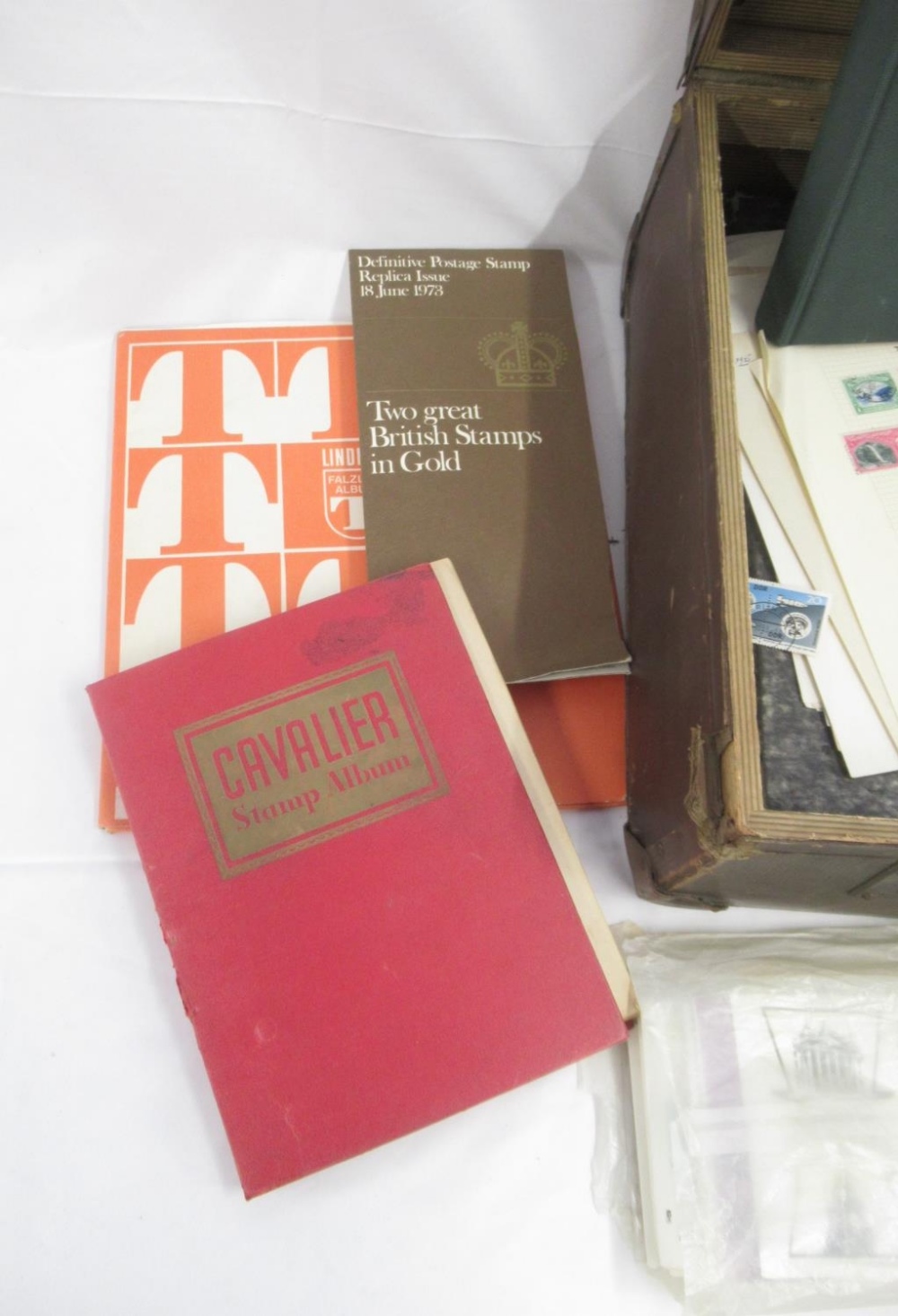 Suitcase cont. mixed collection of c20th British and International stamps, covers & FDC's, loose and - Image 2 of 11