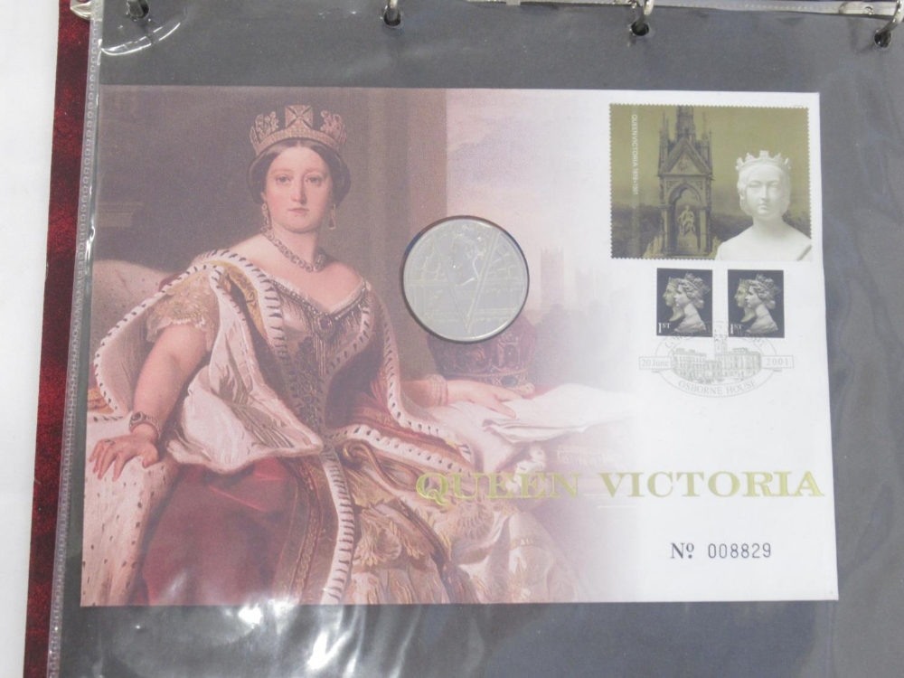 Assorted collection of Coin covers in folder and loose to inc. The 100th Year of HM Queen - Image 13 of 18