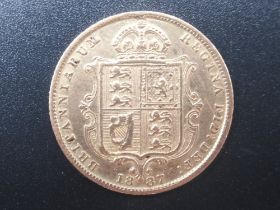 Queen Victoria 1887 Half-Sovereign