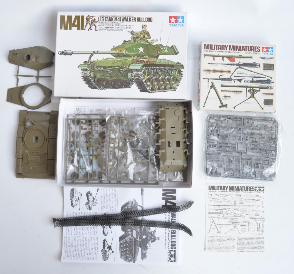 Eight unstarted 1/35 scale WWII US armour plastic model kits/sets from Tamiya and Italeri to include - Image 6 of 6