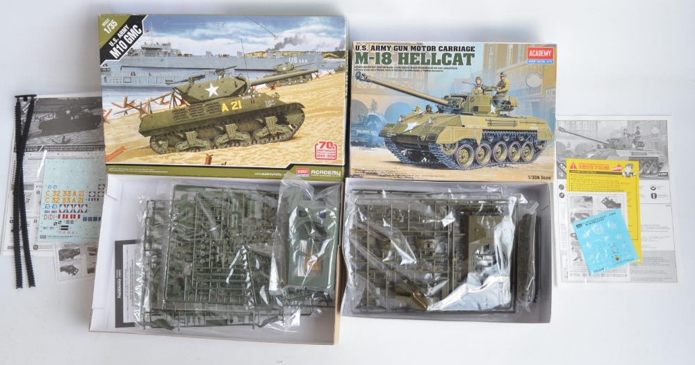 Seven unstarted 1/35 scale WWII and Korean War US armour plastic model kits from Tamiya, Dragon, - Image 5 of 5