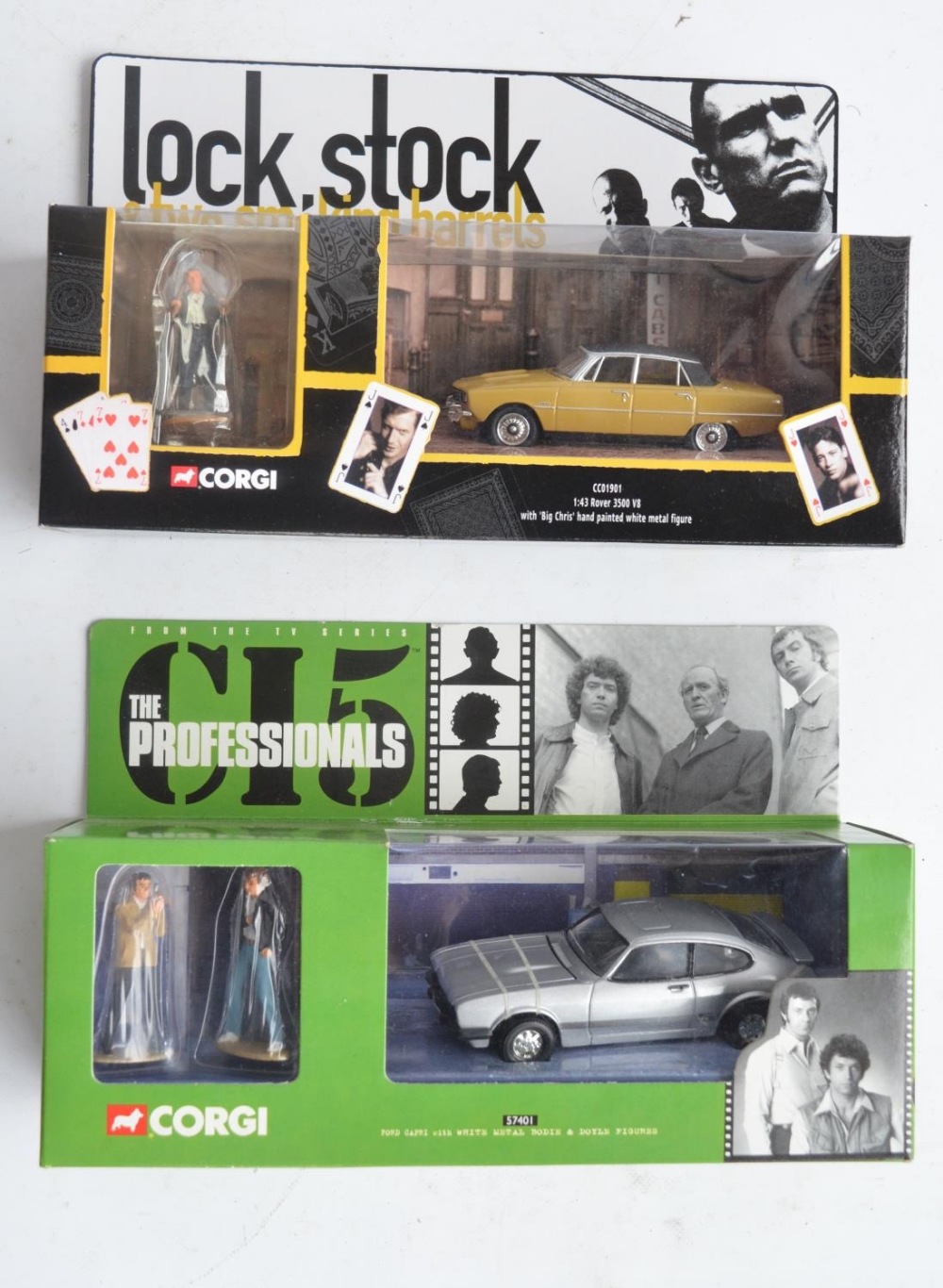 Nine boxed British film themed diecast model car sets from Corgi, 3 with figures to include 2x 96012 - Image 5 of 7