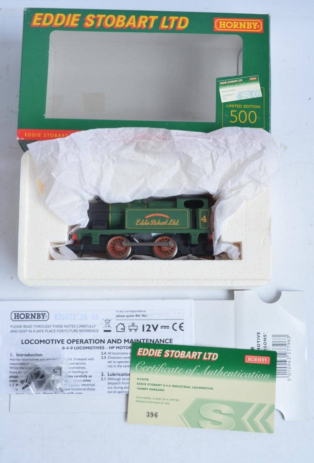 Four boxed OO gauge 0-4-0 electric steam train models from Hornby to include a Smokey Joe Class - Image 7 of 9